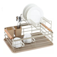 Kinghoff 2 szintes edényszárító 42 x 32 cm - bézs (KH-1799) konyhai eszköz