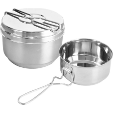 Kinghoff 3 részes camping edénykészlet - rozsdamentes acél (KH-1373) (KH-1373) edény