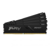 Kingston 128GB 3600MHz DDR4 RAM Kingston Fury Beast Black CL18 (4x32GB) (KF436C18BBK4/128) (KF436C18BBK4/128)