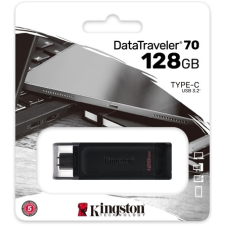 Kingston 128GB Data Traveler 70 USB-C pendrive fekete pendrive