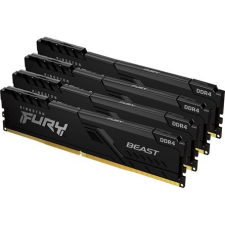 Kingston 128GB DDR4 3200MHz Kit(4x32GB) Fury Beast Black (KF432C16BBK4/128) memória (ram)