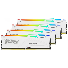 Kingston 128GB DDR5 5600MHz Kit(4x32GB) Fury Beast RGB White memória (ram)
