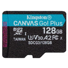 Kingston 128GB microSDXC Canvas Go! Plus Class 10 170R A2 U3 V30 Card adapter nélkül memóriakártya
