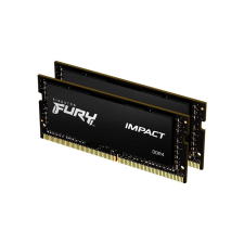 Kingston 16GB DDR4 2666MHz Kit(2x8GB) SODIMM Fury Impact Black memória (ram)