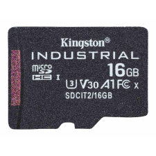 Kingston 16GB microSDHC Industrial C10 A1 pSLC Card Single Pack w/o Adapter memóriakártya