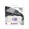 Kingston 256 GB Pendrive USB 3.2 + Type-C  DataTraveler microDuo 3C (lila)