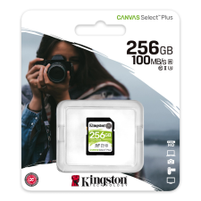 Kingston 256GB Canvas Select Plus SDXC UHS-I CL10 memóriakártya memóriakártya