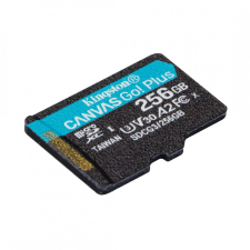 Kingston 256GB microSDXC Canvas Go! Plus Class 10 170R A2 U3 V30 Card adapter nélkül memóriakártya