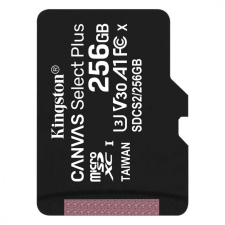 Kingston 256GB microSDXC Canvas Select Plus Class 10 100R A1 C10 Card adapter nélkül memóriakártya