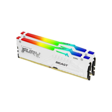 Kingston 32GB / 6400 HyperX Fury RGB White DDR5 RAM (2x16GB) memória (ram)