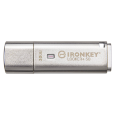 Kingston 32GB IronKey Locker+ 50 USB 3.2 Gen 1 Pendrive - Ezüst pendrive
