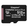 Kingston 512GB SD micro Canvas Select Plus (SDXC Class 10 A1) (SDCS2/512GBSP) memória kártya