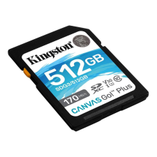 Kingston 512GB SDXC Canvas Go! Plus Class 10 170R C10 UHS-I U3 V30 memóriakártya
