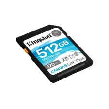 Kingston 512GB SDXC Canvas Go! Plus Class 10 170R C10 UHS-I U3 V30 memóriakártya