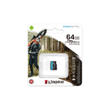 Kingston 64GB Canvas Go! Plus microSDXC UHS-I CL10 memóriakártya memóriakártya