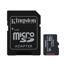 Kingston 64GB microSDHC CL10 U3 V30 A1 Industrial + adapterrel memóriakártya