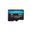 Kingston 64GB microSDXC Kingston Canvas Go! Plus UHS-I U3 V30 A2 (SDCG3/64GBSP)