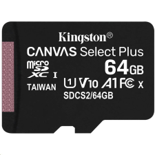 Kingston 64GB microSDXC Kingston Canvas Select Plus CL10 memóriakártya (SDCS2/64GBSP) memóriakártya