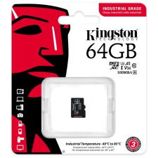 Kingston 64gb sd micro industrial (sdxc class 10 a1) (sdcit2/64gbsp) memória kártya memóriakártya