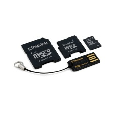 Kingston 8GB microSD memória kártya (SDHC Class 4) Mobility Kit memóriakártya