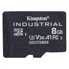 Kingston 8GB microSDHC CL10 U3 V30 A1 Industrial adapter nélkül memóriakártya