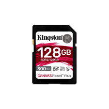 Kingston Canvas React Plus 128GB SDXC UHS-II Memóriakártya memóriakártya