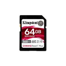 Kingston Canvas React Plus 64GB SDXC UHS-II Memóriakártya memóriakártya