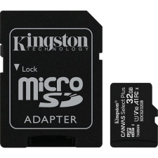 Kingston Canvas Select Plus micro SDHC 32GB Class 10 UHS-I + SD adapter memóriakártya