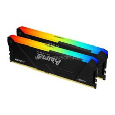 Kingston DIMM memória 2X16GB DDR4 3733MHz CL19 FURY Beast RGB (KF437C19BB12AK2/32) memória (ram)
