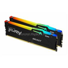 Kingston DIMM memória 2X32GB DDR5 5200MHz CL40 FURY Beast RGB (KF552C40BB2AK2-64) memória (ram)