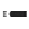 Kingston dt 70 pendrive/usb stick (type-c 3.2, gen 1) 128gb fekete