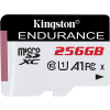 Kingston Endurance microSDXC memóriakártya, 256GB, 95/45 MB/s, C10, A1, UHS-I (SDCE/256GB)