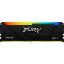 Kingston fury beast rgb dimm 8gb 2666mhz ddr4 memória (kf426c16bb2a/8) memória (ram)