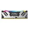 Kingston FURY Renegade RGB - DDR5 - module - 16 GB - DIMM 288-pin - 6400 MHz / PC5-51200 - unbuffered (KF564C32RSA-16)