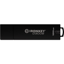 Kingston IronKey D300S Standard 128GB USB 3.0 Fekete pendrive
