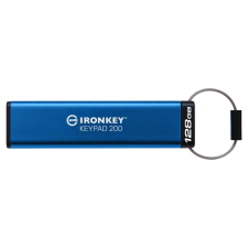 Kingston Ironkey Keypad 128GB USB-C Pendrive - Kék pendrive