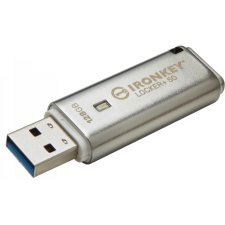 Kingston IronKey Locker+ 50 128GB USB 3.0 Ezüst pendrive