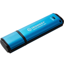 Kingston IronKey Vault Privacy 50 USB-C 3.2 64GB Pendrive - Kék pendrive