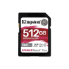 Kingston Kingston 512GB SDXC Canvas React Plus Class 10 UHS-II U3 V60