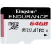 Kingston KINGSTON 64GB microSDXC High Endurance Class10 A1 UHS-I adapter nélkül SDCE/64GB