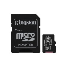 Kingston memóriakártya 256gb (microsdxc canvas select plus - class 10, uhs-1, a1) + sd adapter sdcs2/256gb memóriakártya