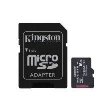 Kingston Memóriakártya MicroSDHC 16GB Industrial C10 A1 pSLC + Adapter memóriakártya