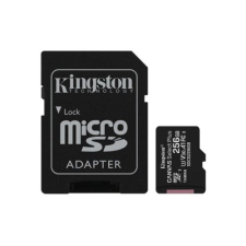 Kingston Memóriakártya MicroSDXC 256GB Canvas Select Plus 100R A1 C10 + Adapter memóriakártya
