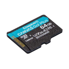 Kingston memóriakártya microsdxc 64gb canvas go plus 170r a2 u3 v30 adapter nélkül SDCG3/64GBSP memóriakártya