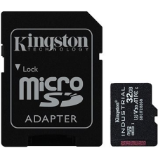 Kingston MicroSDHC 32GB Industrial + SD adapter memória (ram)