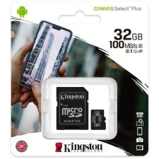 Kingston microSDHC Canvas Select Plus 32GB UHS-I/C10/V30/A1 (SDCS2/32GB) - Memóriakártya memóriakártya