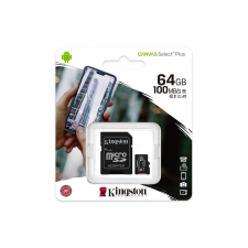 Kingston microSDHC Canvas Select Plus 64GB memóriakártya memóriakártya