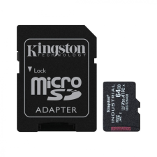 Kingston MicroSDXC 64GB Industrial + SD adapter memóriakártya