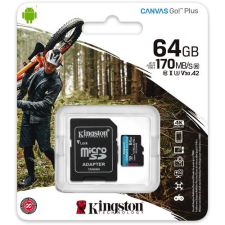 Kingston - MICROSDXC Canvas Go! Plus 64GB + adapter - SDCG3/64GB memóriakártya