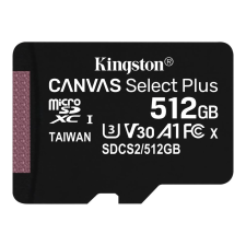 Kingston microSDXC Canvas Select Plus 512GB (SDCS2/512GBSP) memóriakártya